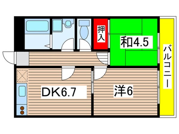 リッツハウス瀬戸川の物件間取画像